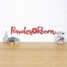 Load image into Gallery viewer, Spunky Fluff Proudly Handmade in South Dakota, USA Weathered Red Powder Room