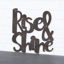 Load image into Gallery viewer, Spunky Fluff Proudly Handmade in South Dakota, USA Medium / Weathered Ebony Rise & Shine