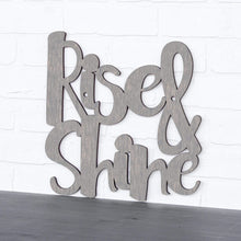 Load image into Gallery viewer, Spunky Fluff Proudly Handmade in South Dakota, USA Medium / Weathered Gray Rise & Shine