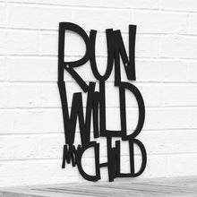 Load image into Gallery viewer, Spunky Fluff Proudly Handmade in South Dakota, USA Medium / Black Run Wild My Child