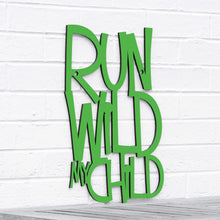 Load image into Gallery viewer, Spunky Fluff Proudly Handmade in South Dakota, USA Medium / Grass Green Run Wild My Child