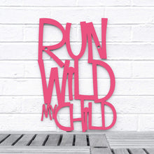 Load image into Gallery viewer, Spunky Fluff Proudly Handmade in South Dakota, USA Medium / Magenta Run Wild My Child