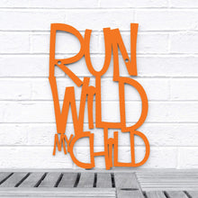 Load image into Gallery viewer, Spunky Fluff Proudly Handmade in South Dakota, USA Medium / Orange Run Wild My Child