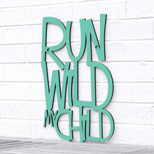 Load image into Gallery viewer, Spunky Fluff Proudly Handmade in South Dakota, USA Medium / Turquoise Run Wild My Child