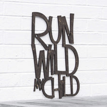 Load image into Gallery viewer, Spunky Fluff Proudly Handmade in South Dakota, USA Medium / Weathered Ebony Run Wild My Child