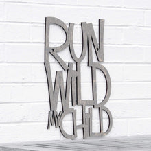 Load image into Gallery viewer, Spunky Fluff Proudly Handmade in South Dakota, USA Medium / Weathered Gray Run Wild My Child