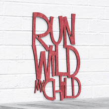 Load image into Gallery viewer, Spunky Fluff Proudly Handmade in South Dakota, USA Medium / Weathered Red Run Wild My Child