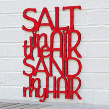 Load image into Gallery viewer, Spunky Fluff Proudly Handmade in South Dakota, USA Medium / Red Salt In The Air, Sand in My Hair
