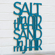 Load image into Gallery viewer, Spunky Fluff Proudly Handmade in South Dakota, USA Medium / Teal Salt In The Air, Sand in My Hair