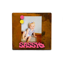 Load image into Gallery viewer, Spunky Fluff Proudly handmade in South Dakota, USA Sassy-Tiny Word Magnet