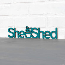 Load image into Gallery viewer, Spunky Fluff Proudly Handmade in South Dakota, USA Small / Teal She Shed