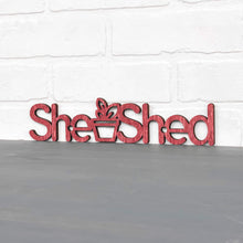 Load image into Gallery viewer, Spunky Fluff Proudly Handmade in South Dakota, USA Small / Weathered Red She Shed