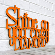Load image into Gallery viewer, Spunky Fluff Proudly Handmade in South Dakota, USA Medium / Orange Shine on You Crazy Diamond