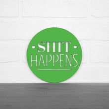 Load image into Gallery viewer, Spunky Fluff Proudly Handmade in South Dakota, USA Small / Grass Green Shit Happens