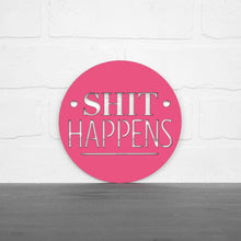 Load image into Gallery viewer, Spunky Fluff Proudly Handmade in South Dakota, USA Small / Magenta Shit Happens