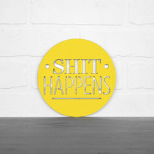 Load image into Gallery viewer, Spunky Fluff Proudly Handmade in South Dakota, USA Small / Yellow Shit Happens