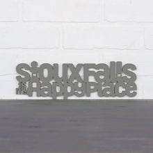 Load image into Gallery viewer, Spunky Fluff Proudly handmade in South Dakota, USA Small / Charcoal Gray Sioux Falls is my Happy Place