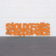 Load image into Gallery viewer, Spunky Fluff Proudly handmade in South Dakota, USA Small / Orange Sioux Falls is my Happy Place