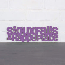 Load image into Gallery viewer, Spunky Fluff Proudly handmade in South Dakota, USA Small / Purple Sioux Falls is my Happy Place