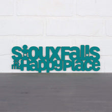 Load image into Gallery viewer, Spunky Fluff Proudly handmade in South Dakota, USA Small / Teal Sioux Falls is my Happy Place