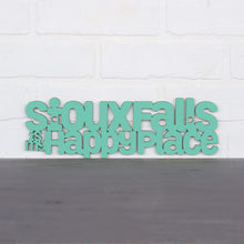 Load image into Gallery viewer, Spunky Fluff Proudly handmade in South Dakota, USA Small / Turquoise Sioux Falls is my Happy Place