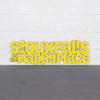 Spunky Fluff Proudly handmade in South Dakota, USA Small / Yellow Sioux Falls is my Happy Place