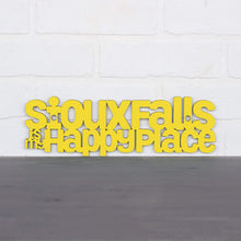 Load image into Gallery viewer, Spunky Fluff Proudly handmade in South Dakota, USA Small / Yellow Sioux Falls is my Happy Place