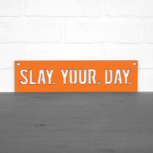 Load image into Gallery viewer, Spunky Fluff Proudly Handmade in South Dakota, USA Medium / Orange Slay Your Day