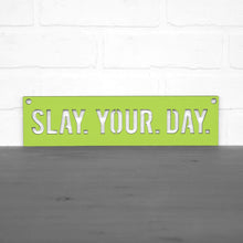 Load image into Gallery viewer, Spunky Fluff Proudly Handmade in South Dakota, USA Medium / Pear Green Slay Your Day