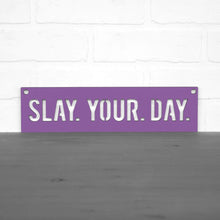 Load image into Gallery viewer, Spunky Fluff Proudly Handmade in South Dakota, USA Medium / Purple Slay Your Day