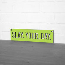 Load image into Gallery viewer, Spunky Fluff Proudly Handmade in South Dakota, USA Slay Your Day