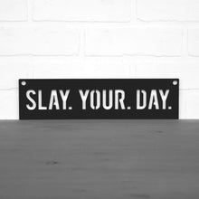 Load image into Gallery viewer, Spunky Fluff Proudly Handmade in South Dakota, USA Small / Black Slay Your Day