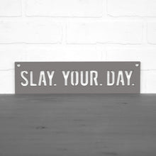 Load image into Gallery viewer, Spunky Fluff Proudly Handmade in South Dakota, USA Small / Charcoal Gray Slay Your Day