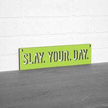 Load image into Gallery viewer, Spunky Fluff Proudly Handmade in South Dakota, USA Small / Pear Green Slay Your Day
