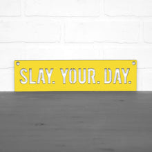 Load image into Gallery viewer, Spunky Fluff Proudly Handmade in South Dakota, USA Small / Yellow Slay Your Day