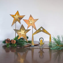 Load image into Gallery viewer, Prairie Dance Proudly Handmade in South Dakota, USA Stable & Manger Decorative Piece