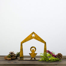 Load image into Gallery viewer, Prairie Dance Proudly Handmade in South Dakota, USA Stable & Manger Decorative Piece