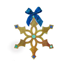 Load image into Gallery viewer, Prairie Dance Proudly Handmade in South Dakota, USA Large / Navy Blue SWAP™ Freeze Snowflake