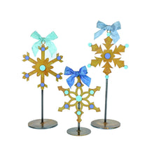 Load image into Gallery viewer, Prairie Dance Proudly Handmade in South Dakota, USA Large / Turquoise SWAP™ Freeze Snowflake