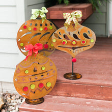 Load image into Gallery viewer, Prairie Dance Proudly Handmade in South Dakota, USA Large / Pear SWAP™ Retro Ornament