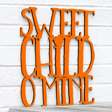 Load image into Gallery viewer, Spunky Fluff Proudly Handmade in South Dakota, USA Medium / Orange Sweet Child O Mine