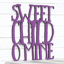 Load image into Gallery viewer, Spunky Fluff Proudly Handmade in South Dakota, USA Medium / Purple Sweet Child O Mine