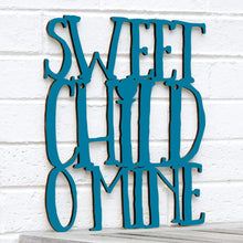 Load image into Gallery viewer, Spunky Fluff Proudly Handmade in South Dakota, USA Medium / Teal Sweet Child O Mine