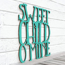 Load image into Gallery viewer, Spunky Fluff Proudly Handmade in South Dakota, USA Medium / Turquoise Sweet Child O Mine