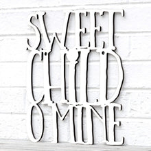 Load image into Gallery viewer, Spunky Fluff Proudly Handmade in South Dakota, USA Medium / White Sweet Child O Mine