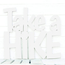 Load image into Gallery viewer, Spunky Fluff Proudly Handmade in South Dakota, USA Small / White Take A Hike