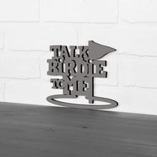 Load image into Gallery viewer, Spunky Fluff Proudly Handmade in South Dakota, USA Small / Charcoal Gray Talk Birdie To Me