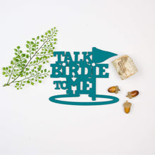 Load image into Gallery viewer, Spunky Fluff Proudly Handmade in South Dakota, USA Small / Teal Talk Birdie To Me