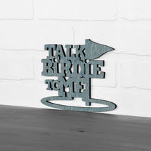 Load image into Gallery viewer, Spunky Fluff Proudly Handmade in South Dakota, USA Small / Weathered Denim Talk Birdie To Me