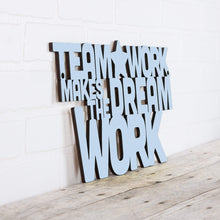 Load image into Gallery viewer, Spunky Fluff Proudly Handmade in South Dakota, USA Large / Powder Teamwork Makes the Dream Work